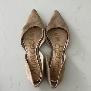Sam Edelman flats size 9 beige suade